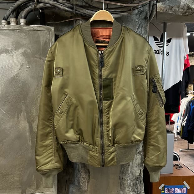 오리지날 90's usa MA1 울파일 항공자켓 S #csz1992