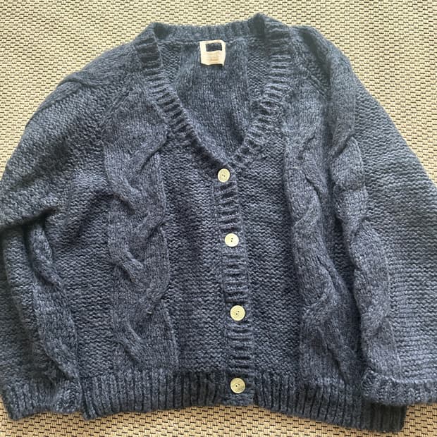 단종 글로니 베키가디건 구버전 네이비