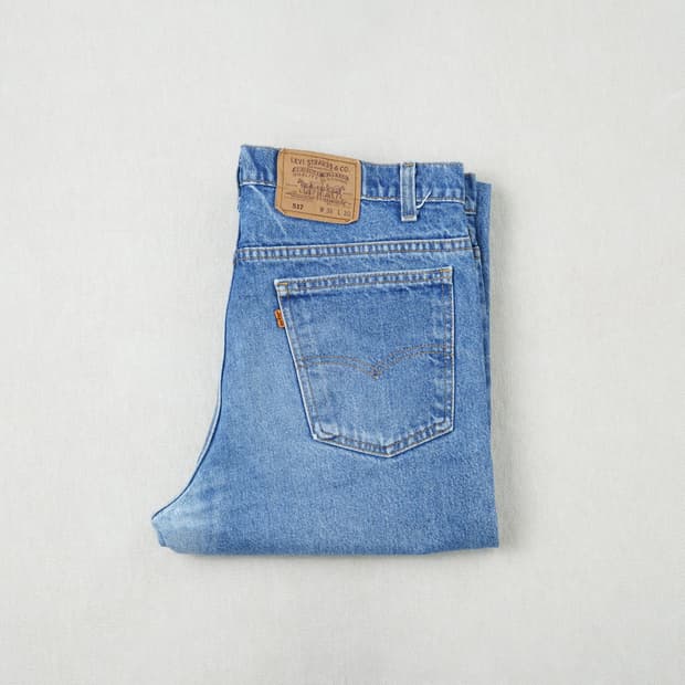 (허리 45) 90s 리바이스 517 부츠컷 데님 팬츠