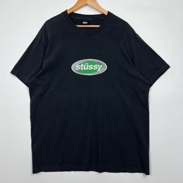 Stussy 스투시 센터 엠블럼 튜블러 반팔티