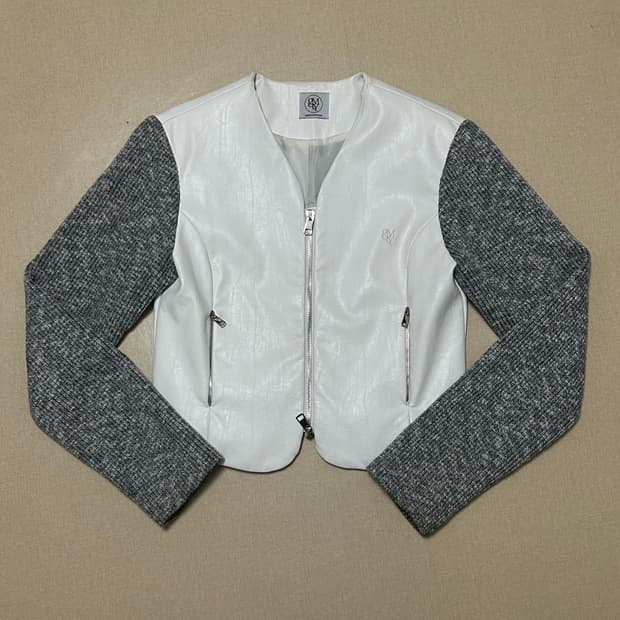 김미더영 레더 자켓