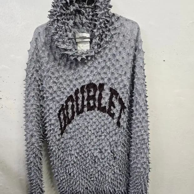 더블렛 22FW 시보리 후드