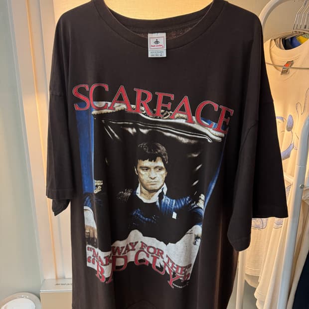 [3xl] 빈티지 스카페이스 티셔츠