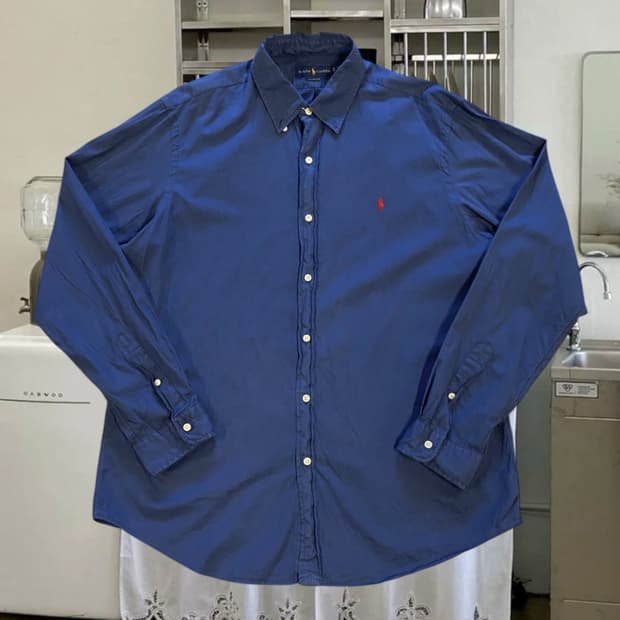 폴로 랄프로렌 솔리드 셔츠 (Man 2XL)