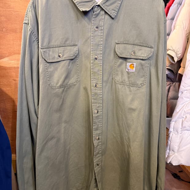 칼하트 카키 셔츠