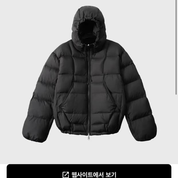 999HUMANITY ADVENTURE GOOSE PUFF-BLACK