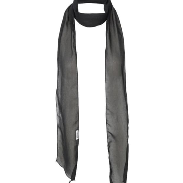 쓰리타임즈 쉬폰 머플러 블랙 구해요