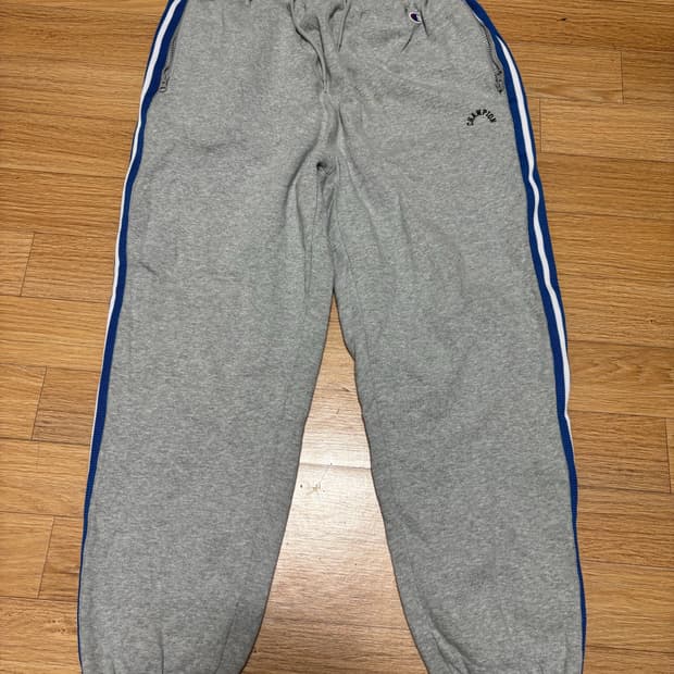 챔피온 회색 트랙 바지