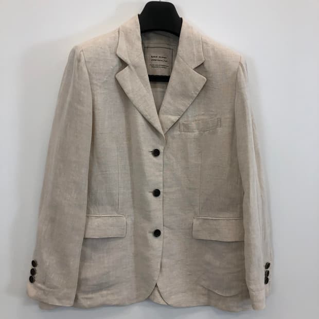 bjoue 린넨 오버자켓 F
