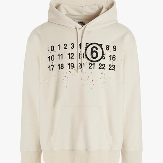 [XL]MM6 로고 디테일 후디