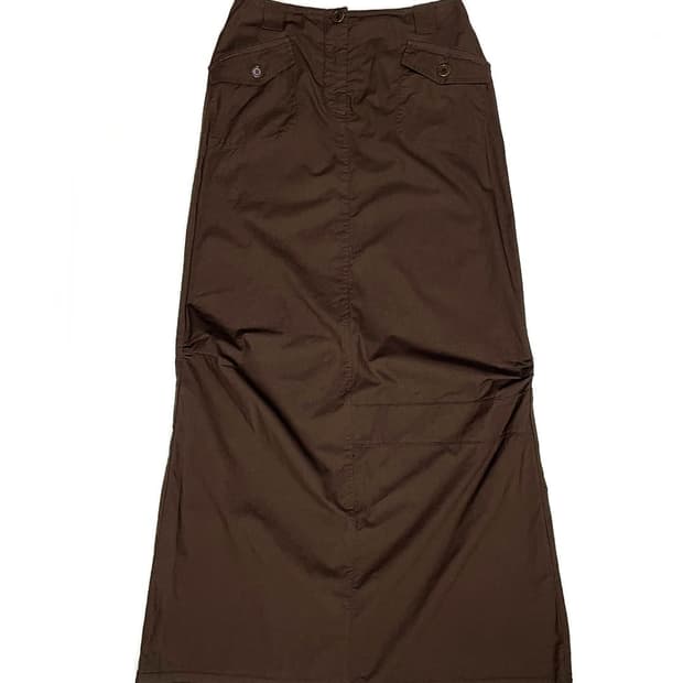 max&co. 코튼 롱 스커트