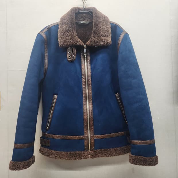 자라 스웨이드 양털 무스탕 자켓 XL