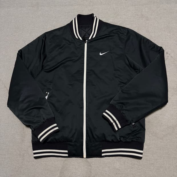 나이키 리버시블 퀄팅 봄버 자켓