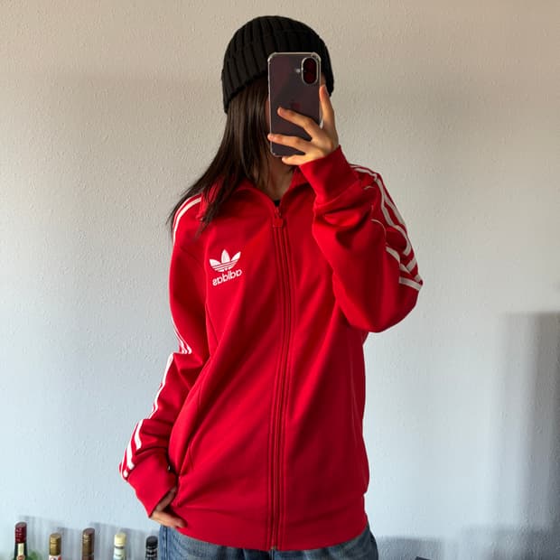 [L]아디다스 유로파 레드 트랙탑 져지