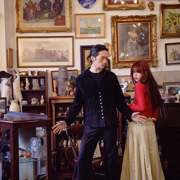 프레클 버튼업 가디건 레드