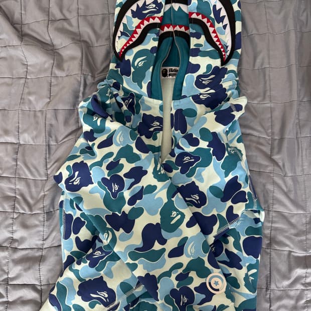 베이프 더블샤크 후드집업 S