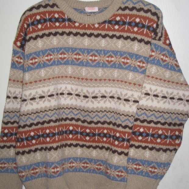 takeasy 페어아일 니트 베이지 총 3번입었습니다! 테이크이지