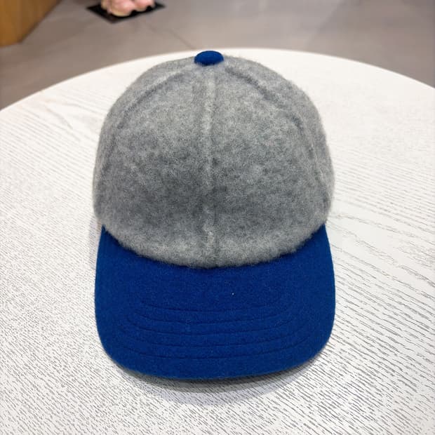 (정품/새상품) CA4LA 카시라 남성 그레이 블루 울 볼캡