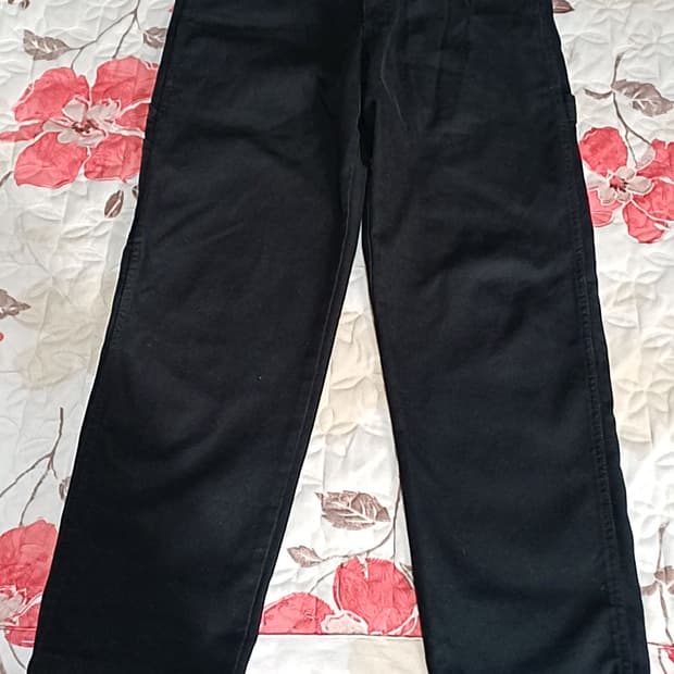 디키즈 블랙팬츠 실측34인치 기장100