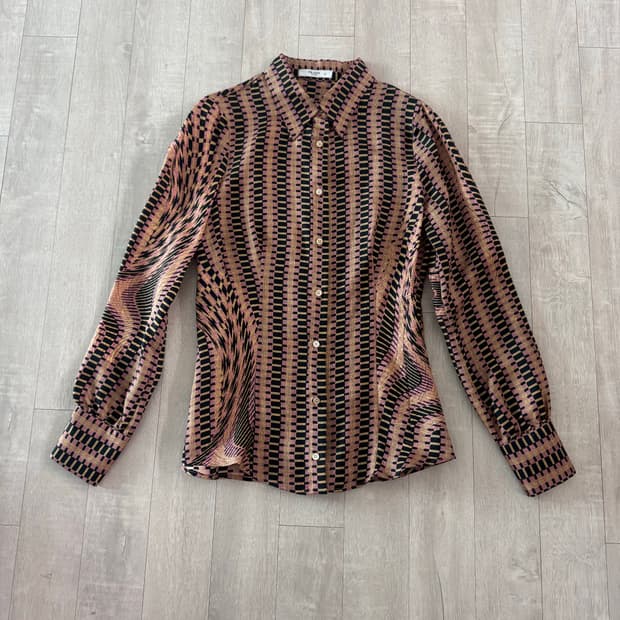 prada silk blouse