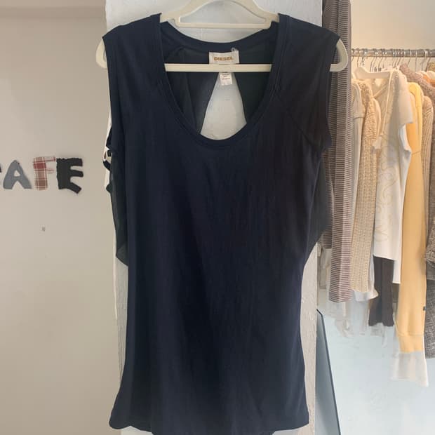 Diesel back open sleeveless 