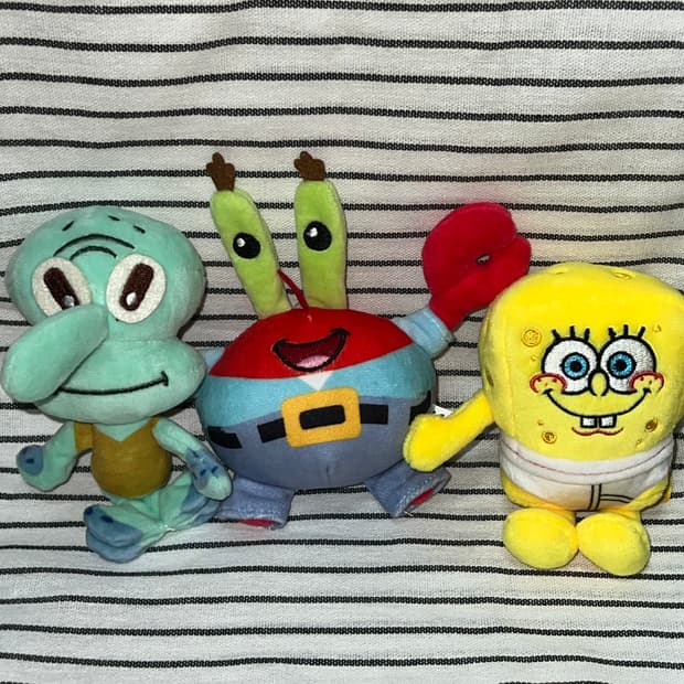 [단순전시, 최종가격] 네모바지 스폰지밥 집게사장 징징이 3종 일괄