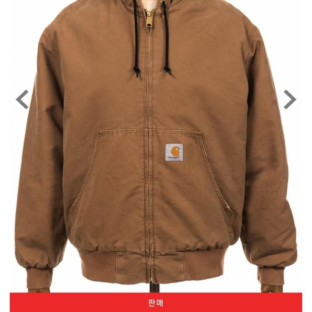 칼하트 wip og 액티브자켓 해밀턴 브라운 M