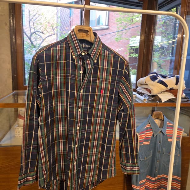 폴로랄프로렌 시어써커 버튼다운셔츠 