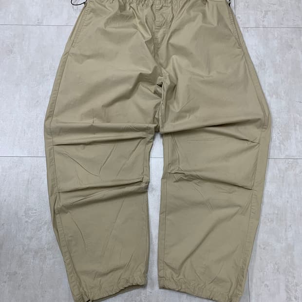 Parachute pants 베이지 와이드 팬츠 #107