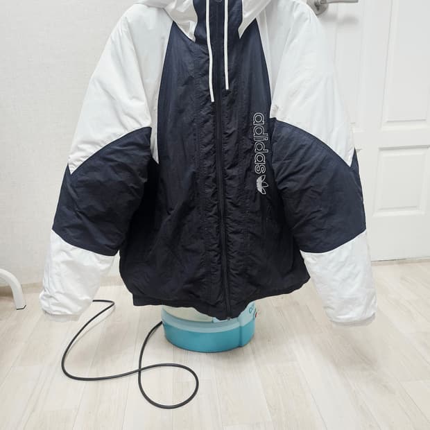 (100~105)L ☆초대장급☆ 아디다스 파이어버드 [흰검] 패디드패딩