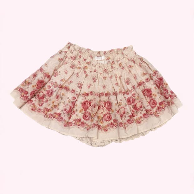 LIZ LISA 리즈리사 플라워 패턴 핀터레스트 큐롯 팬츠 