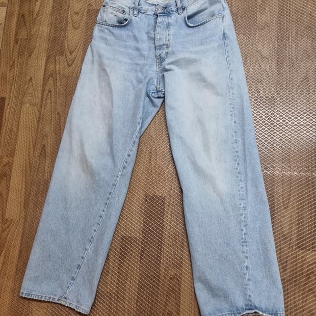 선플라워 트위스트 연청 데님 32x 32