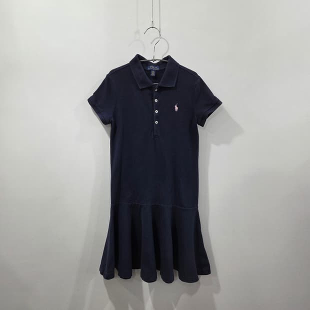 폴로랄프로렌 걸즈 피케 카라 원피스 M/8/10