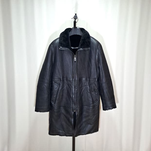 (택포) 코모도 20FW 메리노램 양가죽 무스탕 100-105 B451