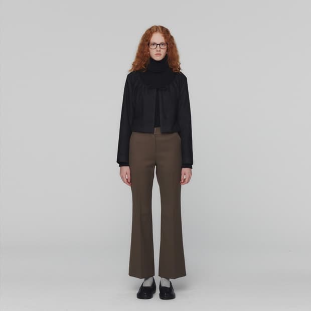 아모멘토 스트레이트핏 울팬츠 1size