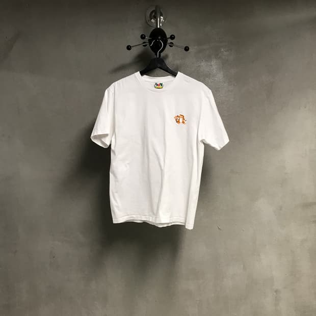 베이프 타이거 자수 반팔 티셔츠 L