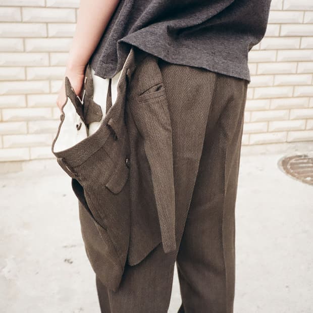 comme des garcons 스커트 레이어드 팬츠