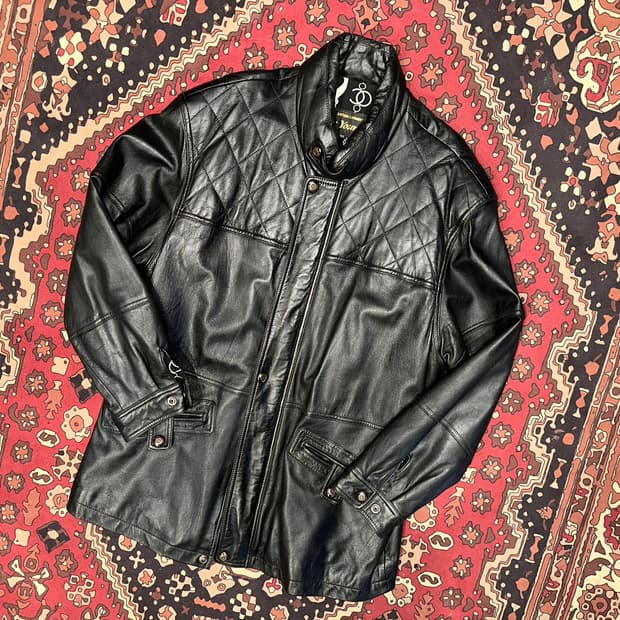 ( XL-2X ) 가죽코트 가죽하프 빈티지가죽 가죽롱자켓 가죽카코트