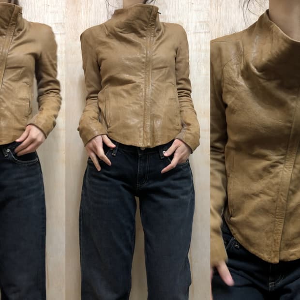 [직수입] 빈티지 helmut lang 레더 자켓