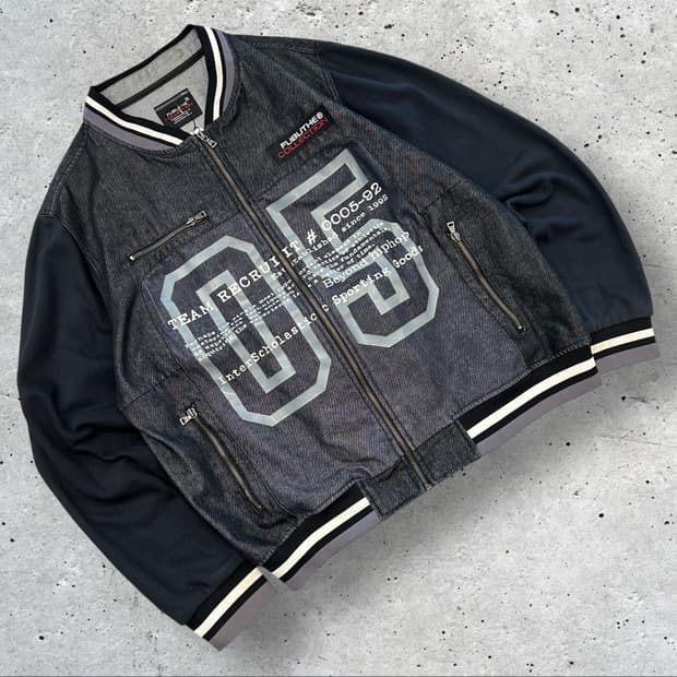 [XL] 00s FUBU 푸부 빈티지 데님 집업 자켓 A579