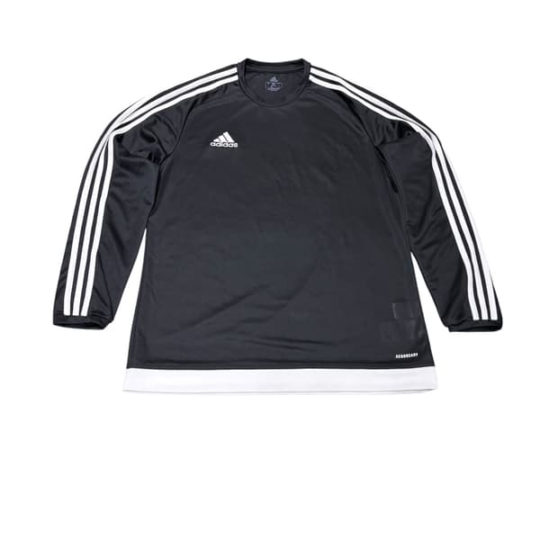 L-XL 아디다스 블랙 삼선 기능성 긴팔 롱슬리브
