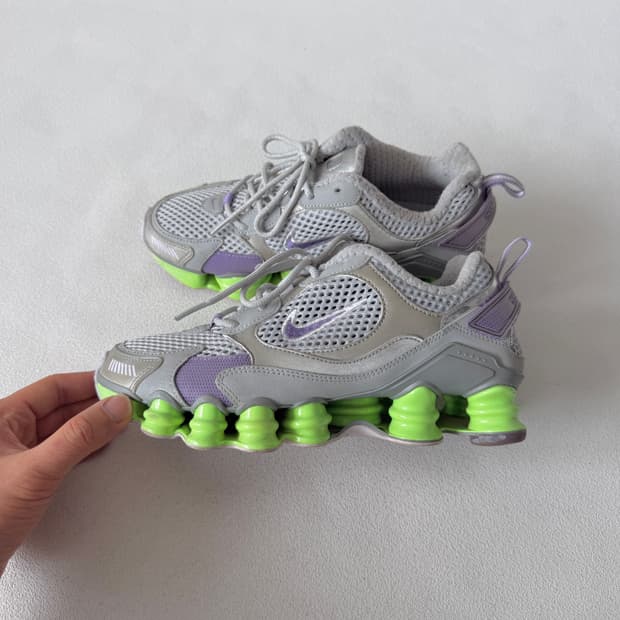 [240]나이키(NIKE) 샥스 노바 그린퍼플