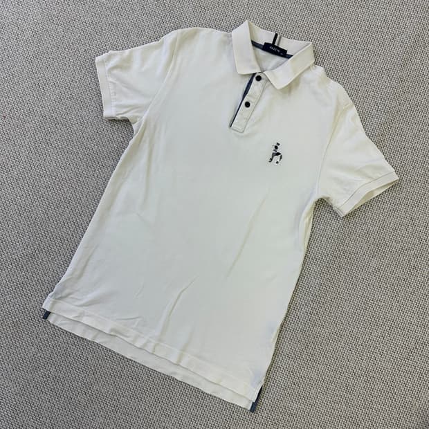 100 헤지스 남성용 카라넥 반팔 0410D