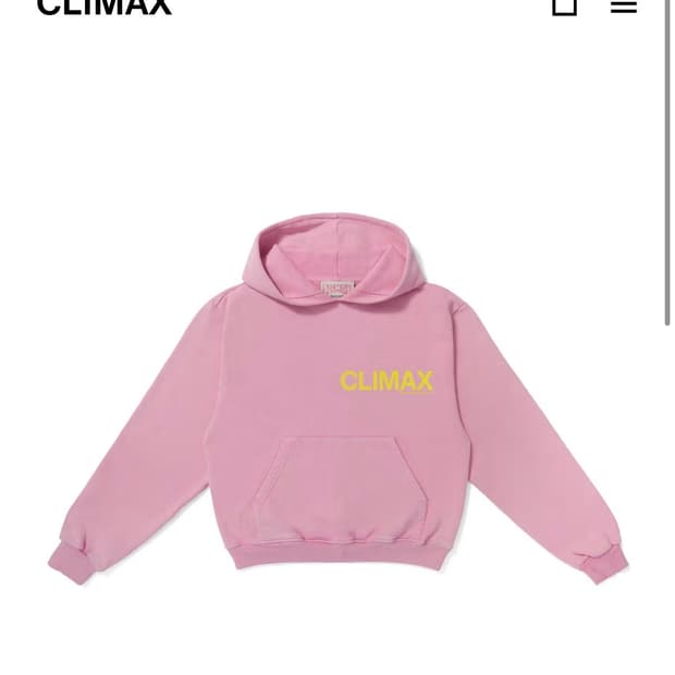 Climax books 크롭 후드티