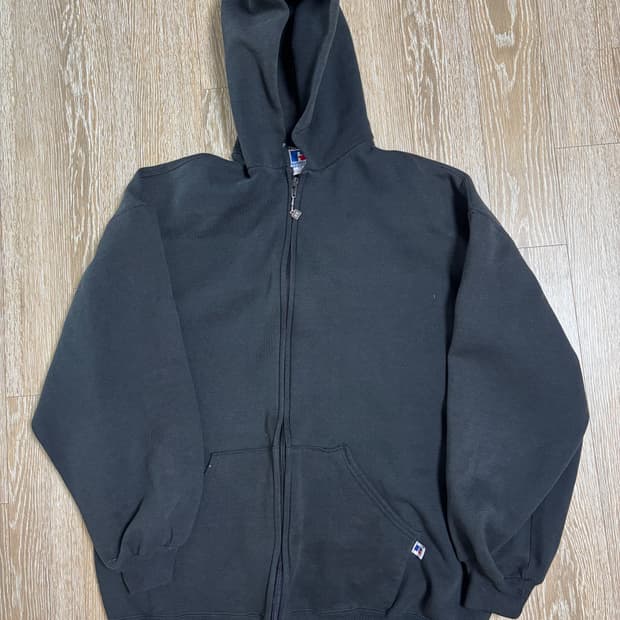 (Xl,usa) Russell Athletic 블랙 후드집업 