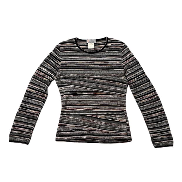 90s Italy 미쏘니(Missoni) 빈티지 니트 롱슬리브