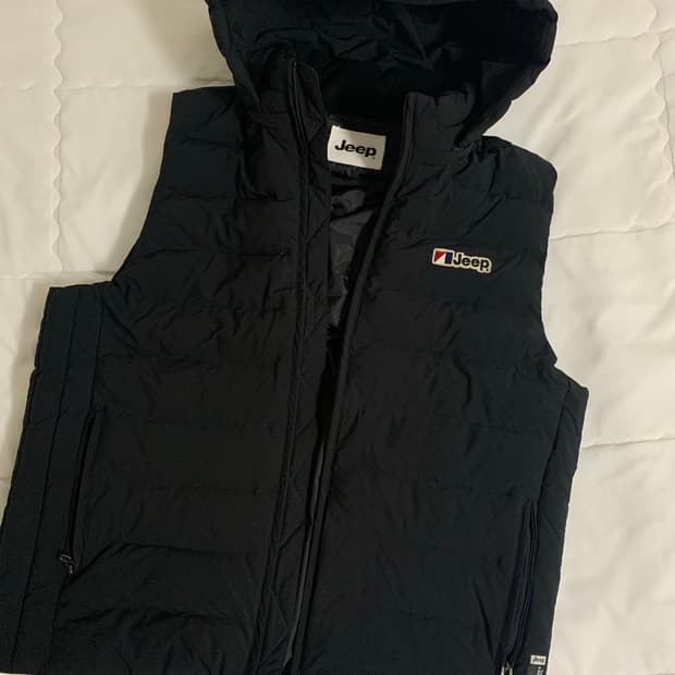 지프 조끼 패딩