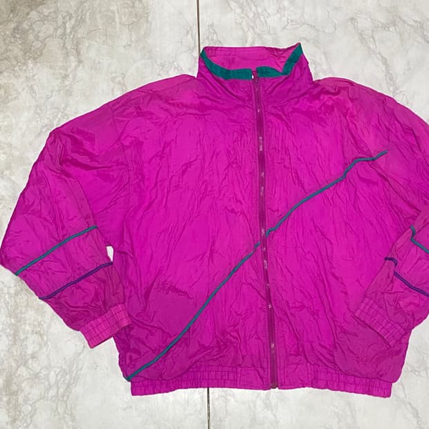 엘엘빈 맛 빈티지 오버핏 바람막이 XL