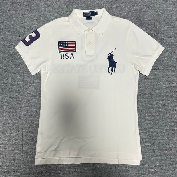 폴로 빅포니 usa 카라티 화이트