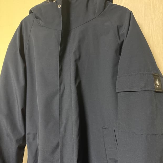 유니클로 jw앤더슨 jwa 밀리터리 파카 네이비 L